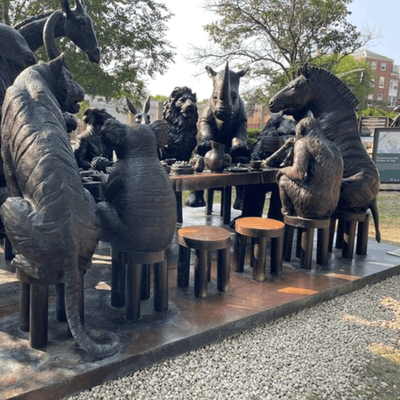 A bronze menagerie comes to Charlestown