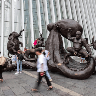 Giant bronze octopus sculpture installed in NYC: What does it mean?