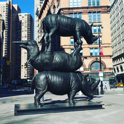 Astor Place’s Insta-Famous Rhino Sculpture Trots Off