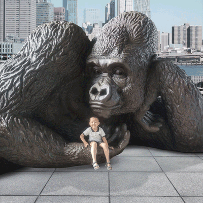 A giant gorilla sculpture is coming to Hudson Yards