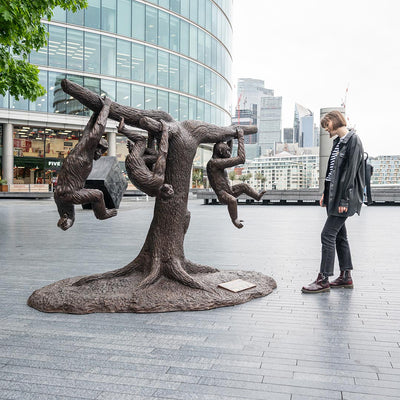 28 Chimpanzee Sculptures Unveiled In New Central London Art Trail