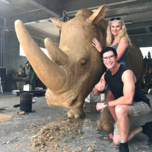 A Look at the World’s Largest Rhino Statue Coming to NYC