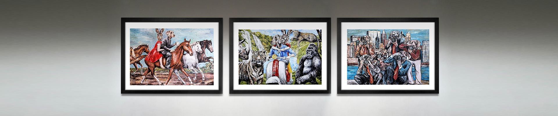 Dogman and Rabbitwoman Prints