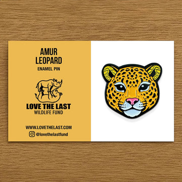 Amur Leopard (Enamel Pin)