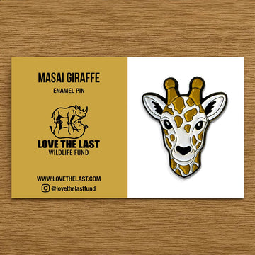 Masai Giraffe (Enamel Pin)