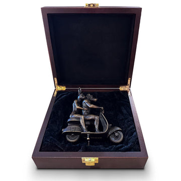 The Vespa Riders Forever (Bronze Sculpture, Small)