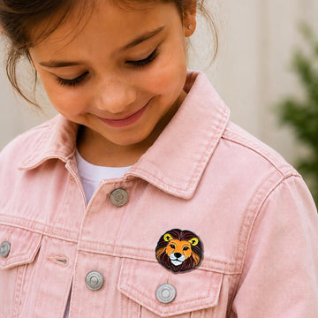 West African Lion (Enamel Pin)