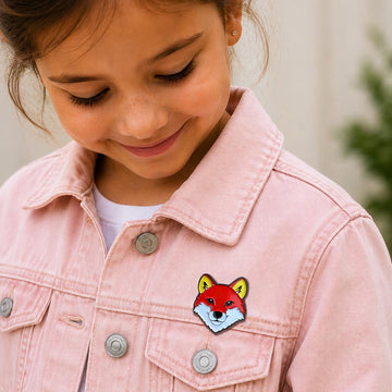 Red Wolf (Enamel Pin)