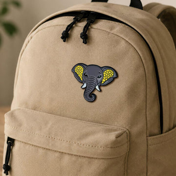 African Forest Elephant (Enamel Pin)