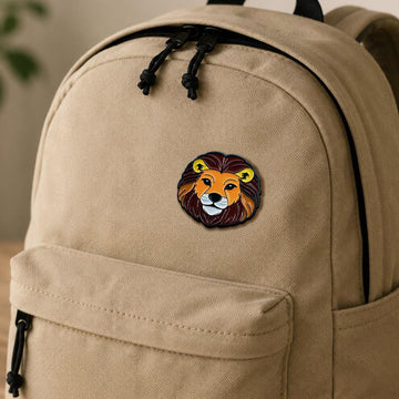 West African Lion (Enamel Pin)