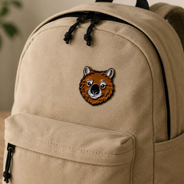 Northern Hairy-Nosed Wombat (Enamel Pin)