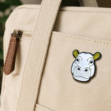 Pygmy Hippo (Enamel Pin)