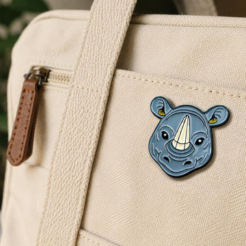 Javan Rhino (Enamel Pin)