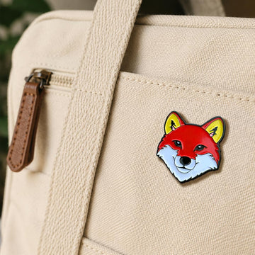 Red Wolf (Enamel Pin)
