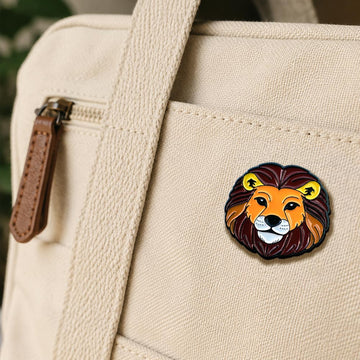 West African Lion (Enamel Pin)