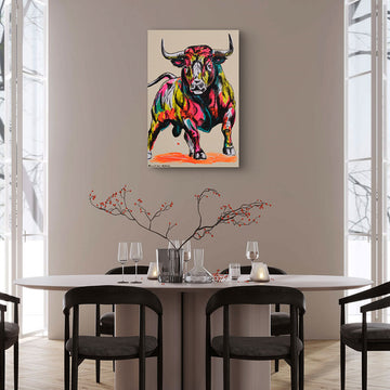 10PM Bull (Original Painting)