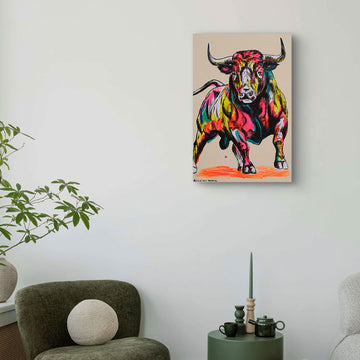 10PM Bull (Original Painting)