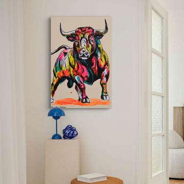 10PM Bull (Original Painting)