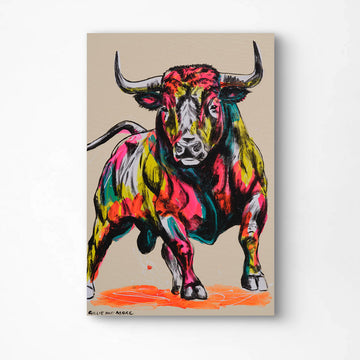 10PM Bull (Original Painting)
