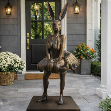 Marilyn Rabbitwoman is Glowing (Bronze Sculpture)