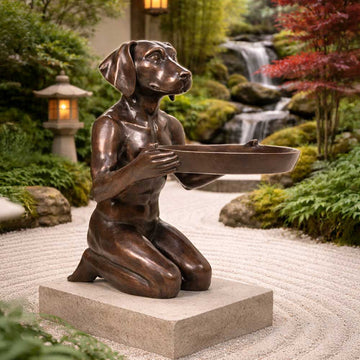He Loved Helping Others (Bronze Sculpture)
