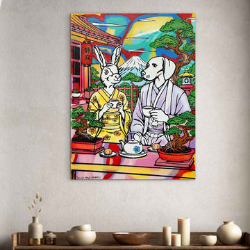 A Cup of Love in Japan (Original Painting)