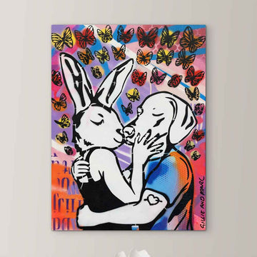 A Kiss is a Thousand Words (Original Painting)