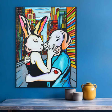 A New York Kiss (Original Painting)