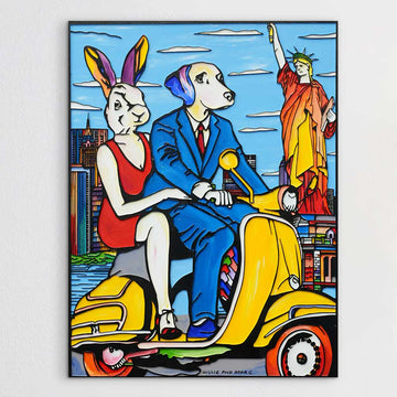 A Ride They Would Never Forget (Original Painting)