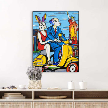 A Ride They Would Never Forget (Original Painting)