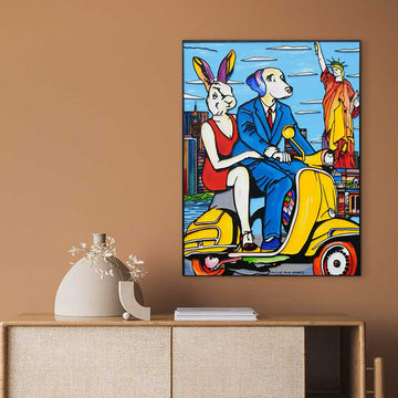 A Ride They Would Never Forget (Original Painting)