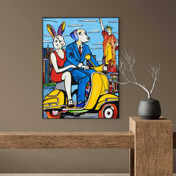 A Ride They Would Never Forget (Original Painting)