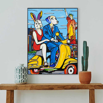 A Ride They Would Never Forget (Original Painting)