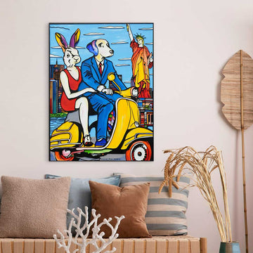 A Ride They Would Never Forget (Original Painting)