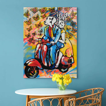 10PM Bull (Original Painting)