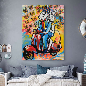 10PM Bull (Original Painting)