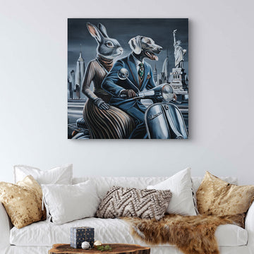A Night Out on the Town (Original Painting)
