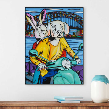 A Ride in Heaven (Original Painting)