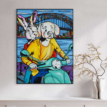 A Ride in Heaven (Original Painting)