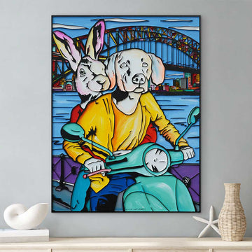 A Ride in Heaven (Original Painting)