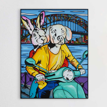 A Ride in Heaven (Original Painting)