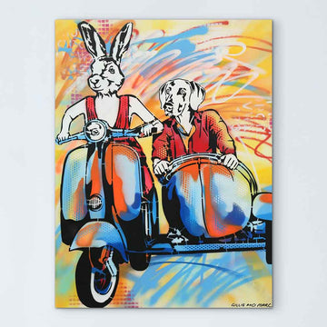 Always Together in Love (Original Painting)