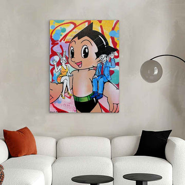 Astro Boy Was Always Welcome (Original Painting)
