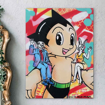 Astro Boy and the Power of Friendship (Original Painting)