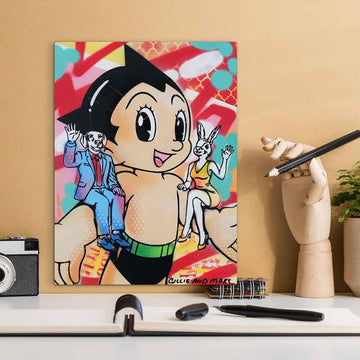 Astro Boy and the Power of Friendship (Original Painting)