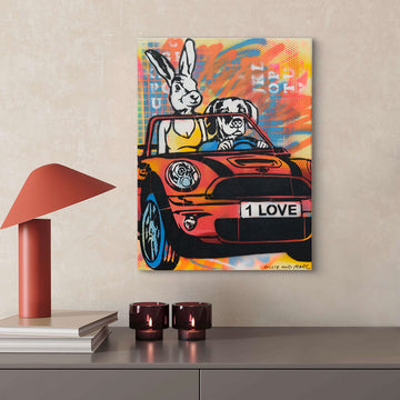 Baby You Can Drive My Car  (Original Painting)