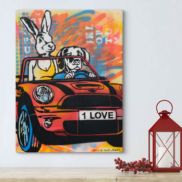 Baby You Can Drive My Car  (Original Painting)