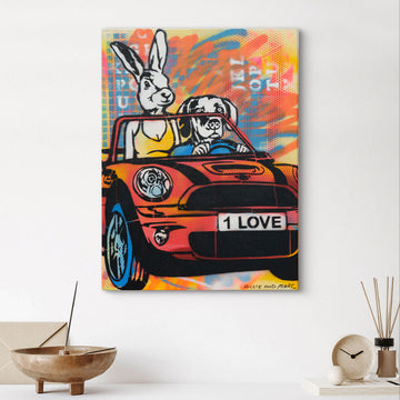Baby You Can Drive My Car  (Original Painting)