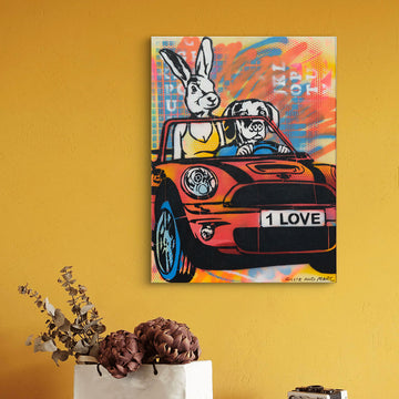 Baby You Can Drive My Car  (Original Painting)