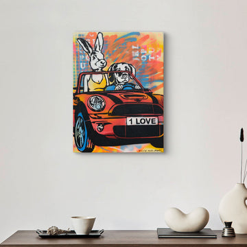 Baby You Can Drive My Car  (Original Painting)